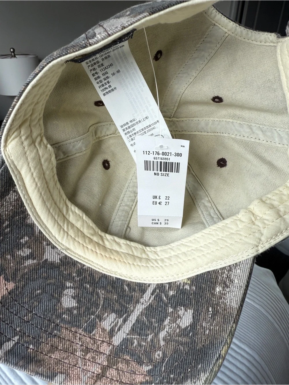 Abercrombie & Fitch Women’s Camo Baseball Cap